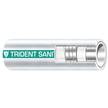 Trident Marine Sanitation Hose, 1-1/2" x 50', Odor Resistant