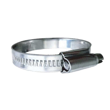 Trident Marine 316 Stainless Steel Non-Perforated Worm Gear Hose Clamp, SAE Size 12, 10-Pack
