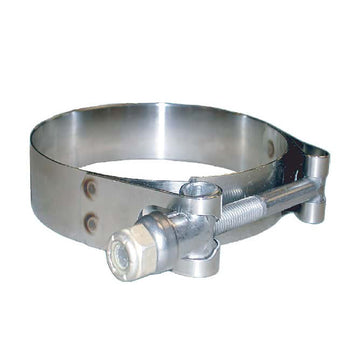 Trident Marine 316 SS T-Bolt Clamp, 3/4" Band, 3.28"-3.59" Range, 10-Pack
