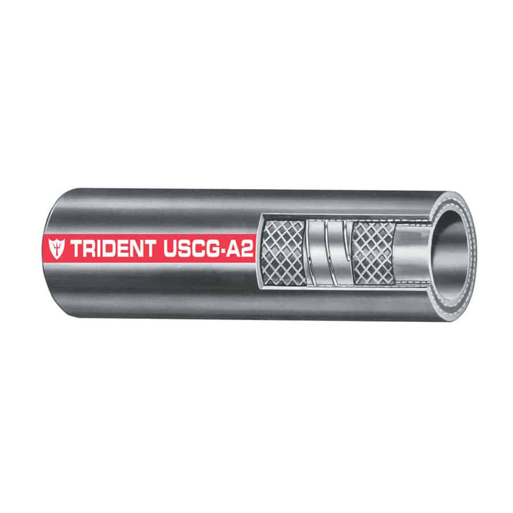 Trident Marine Type A2 Fuel Fill Hose, 1-1/2" x 50' – USCG Approved