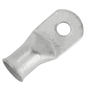 Pacer Tinned Closed-End Lug, 3/0 AWG 5/16" Stud, 10 Pack – UL & CSA Approved