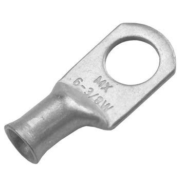 Pacer Tinned Closed-End Lug, 6 AWG, 3/8" Stud, 2-Pack – UL/CSA Approved