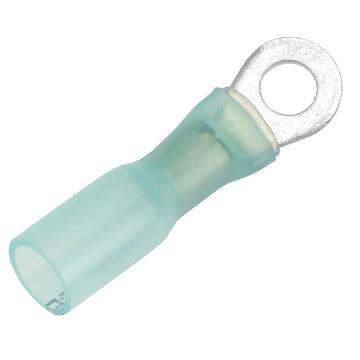 Pacer 16-14 AWG Heat Shrink Ring Terminal, #8 Stud, 25-Pack