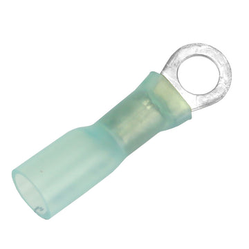 Pacer 16-14 AWG Heat Shrink Ring Terminal, #10 Stud – 100 Pack