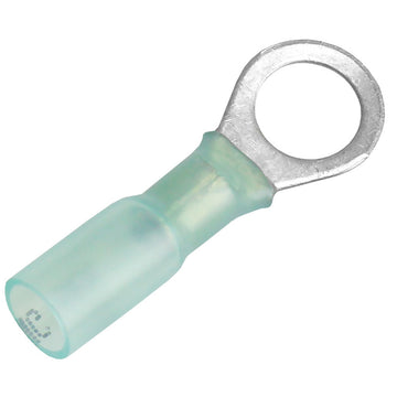 Pacer 16-14 AWG Heat Shrink Ring Terminal, 5/16" Stud, Tinned Copper