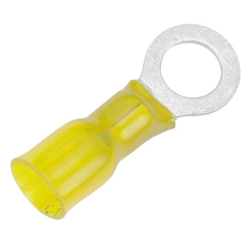 Pacer 12-10 AWG Heat Shrink Ring Terminal, 5/16" Stud, 600V, 100-Pack