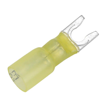 Pacer Heat Shrink Spade Terminal, 12-10 AWG, #10 Stud, 100 Pack