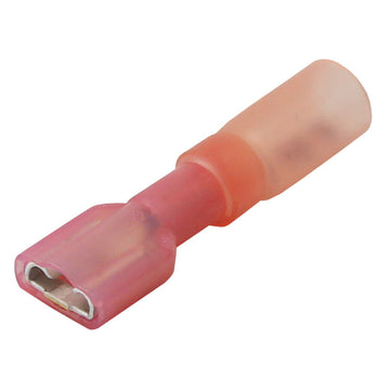 Pacer Heat Shrink Female Disconnect, 22-18 AWG, 0.250", 600V, 25 Pack