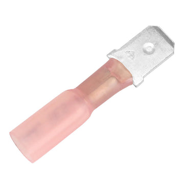 Pacer Heat Shrink Male Disconnects, 22-18 AWG, UL Listed – 100 Pack