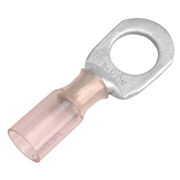 Pacer 8 AWG Heat Shrink Ring Terminal, 1/2" Stud, 25 Pack