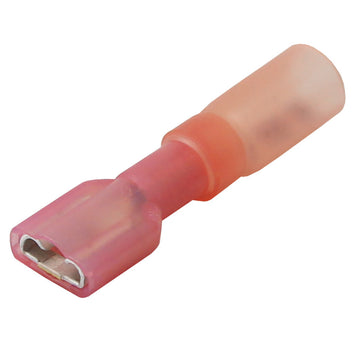 PacerGroup Heat Shrink Female Disconnect, 22-18 AWG, 600V, 100 Pack