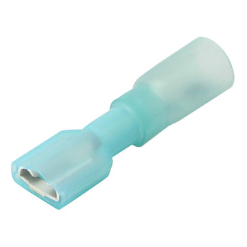 Pacer 16-14 AWG Heat Shrink Female Disconnect, .250" – 100 Pack