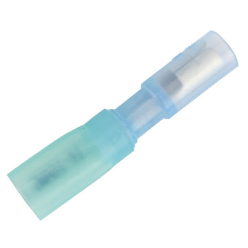 Pacer TBRE14-156-25 Heat Shrink Female Bullet Terminal, 16-14 AWG, 25-Pack