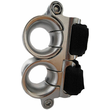 Wichard Marine Double Fairlead, 25mm Stanchion with Velcro Stripe