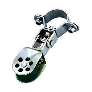 Wichard Stainless Steel Single Block, 25mm Pivoting Stanchion Mount
