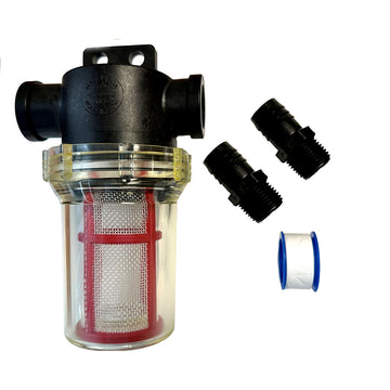 Raritan In-Line Strainer, 1/2" NPT, 20 Mesh