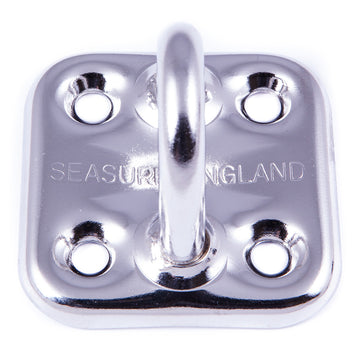 SeaSure Pad Eye Plate, 46x46mm, 316 Marine Grade Stainless Steel