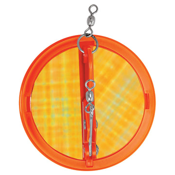 Luhr-Jensen 3-1/4" Dipsy Diver, Fire/Silver Bottom Moon Jelly – 35ft Depth