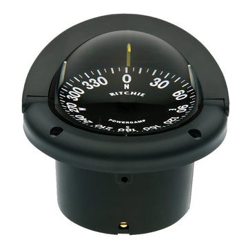 Ritchie HF-742 Helmsman Compass, Flush Mount, Night Illumination, Rear Read