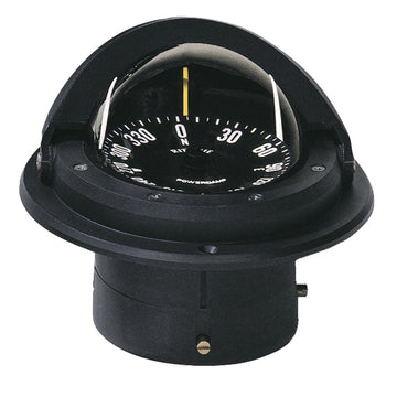 Ritchie F-82 Voyager Compass, Black, Flush Mount, Rear Reading, 5-Year Warranty