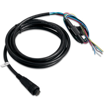 Garmin Power/Data Cable (Bare Wires) – 7-Pin, for Marine GPS & Fishfinders