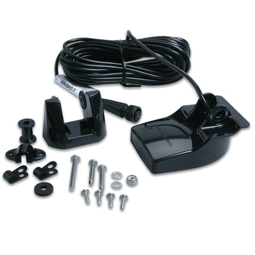 Garmin Transom Mount Dual Frequency Transducer, Depth & Temp, 6-Pin, 500W