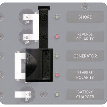 Blue Sea Systems AC A-Series Circuit Breaker Lockout Slide, 2-Position 2-Pole