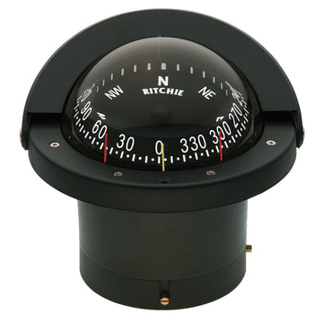 Ritchie FN-203 Navigator Compass, Flush Mount, 4.5" CombiDial, Made in USA