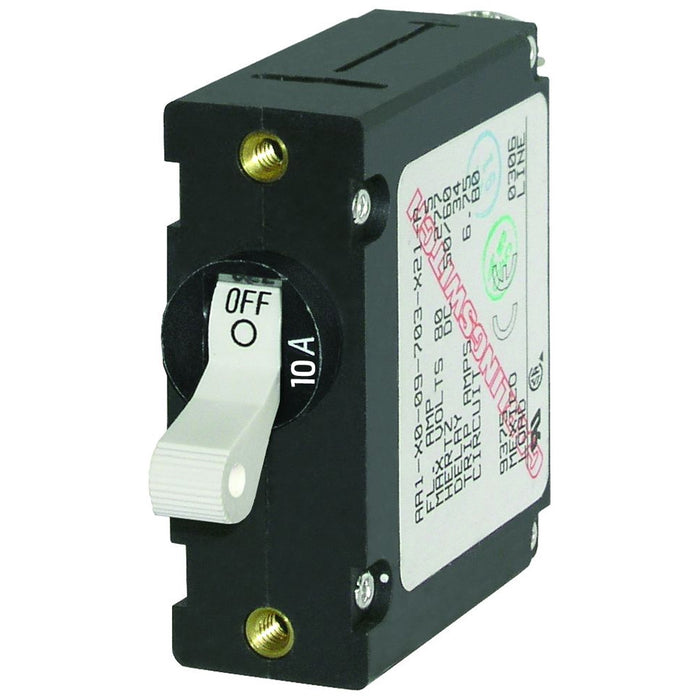 Blue Sea Systems 7206 10 Amp AC/DC Single-Pole Magnetic Circuit Breaker