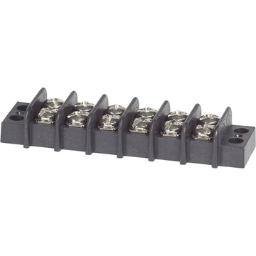 Blue Sea Systems 2406 Terminal Block, 20A 6-Circuit, 300V AC/DC CE Certified