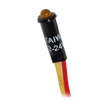 Blue Sea Systems 8033 Amber DC LED Indicator Light, 12/24V CE