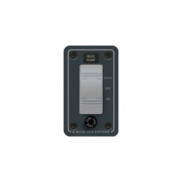 Blue Sea Systems 8263 Contura Single Bilge Pump Control Panel, 12/24V