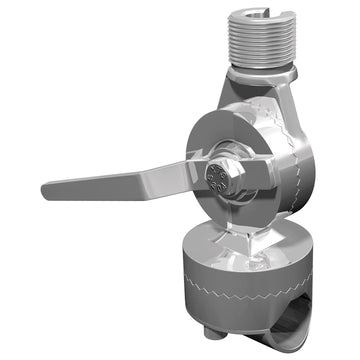 Shakespeare 4188-SL Ratchet Rail Mount, Stainless Steel for 1" to 1.5" Rails