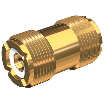 Shakespeare PL-258-G Gold-Plated Barrel Connector for Marine Coax Cables