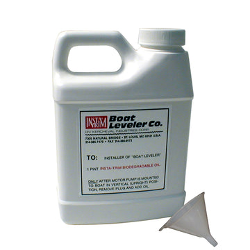 Boat Leveler Co. Trim Tab Hydraulic Oil and Funnel Kit
