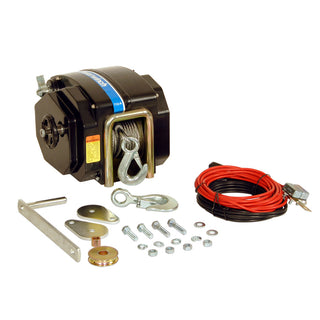 Powerwinch 712A Trailer Winch, 2400 lbs Single Line Capacity, 12V Electric