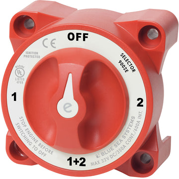 Blue Sea Systems e-Series 4-Position AFD Battery Selector Switch