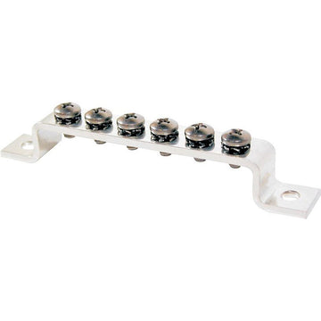 Blue Sea Systems MiniBus Common Grounding BusBar, 100A 6-Gang