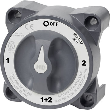 Blue Sea Systems HD-Series Selector Battery Switch, 500A Continuous