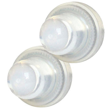 Blue Sea Systems 4135 Push Button Reset Only Circuit Breaker Boot, Clear, 2-Pack