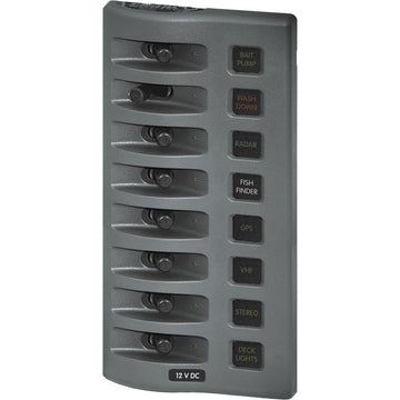 Blue Sea Systems WeatherDeck 8-Position 12V DC Waterproof Fuse Panel