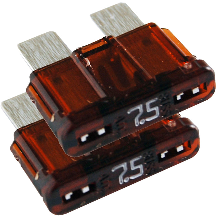 Blue Sea Systems 5240 7.5A ATO/ATC Fast-Acting Fuse, 2-Pack