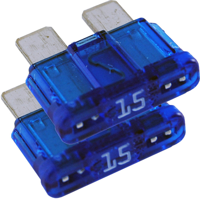 Blue Sea Systems 5242 15A ATO/ATC Fast-Acting Fuse, 2-Pack