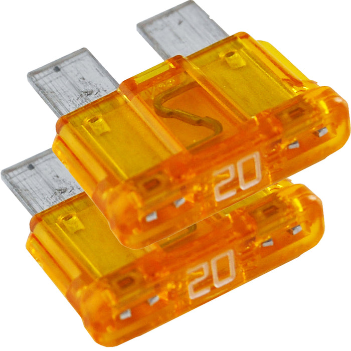 Blue Sea Systems 20A ATO/ATC Fuse, 2-Pack