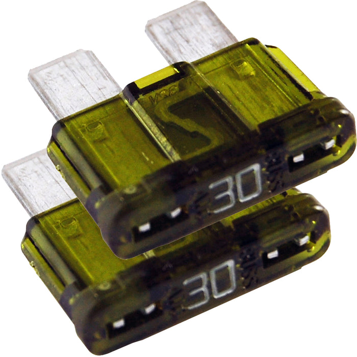 Blue Sea Systems 5245 30A ATO/ATC Fuse, 2-Pack