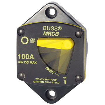 Blue Sea Systems 187 Series Thermal Circuit Breaker, 100 Amp Panel Mount