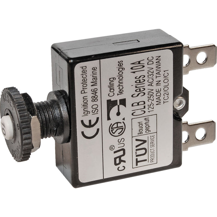Blue Sea Systems 7052 5A Push-Button Thermal Circuit Breaker with Quick-Connect Terminals
