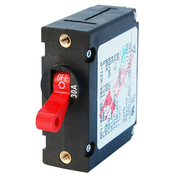 Blue Sea Systems 7221 Single Pole Magnetic Circuit Breaker, 30 Amp