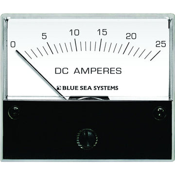 Blue Sea Systems 8005 DC Analog Ammeter, 2-3/4" Face, 0-25 Amperes DC