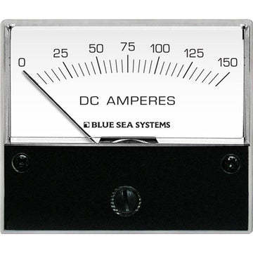 Blue Sea Systems 8018 DC Analog Ammeter, 0-150A with External Shunt